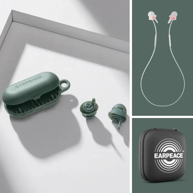 EARPEACE Everyday Deluxe Bundle øreplugger med snor og etui