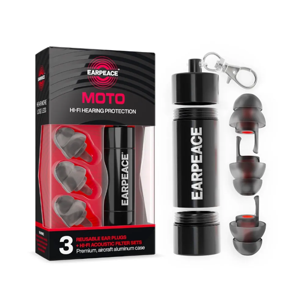 Earpeace Moto øreplugger motorsykkel 26 dB