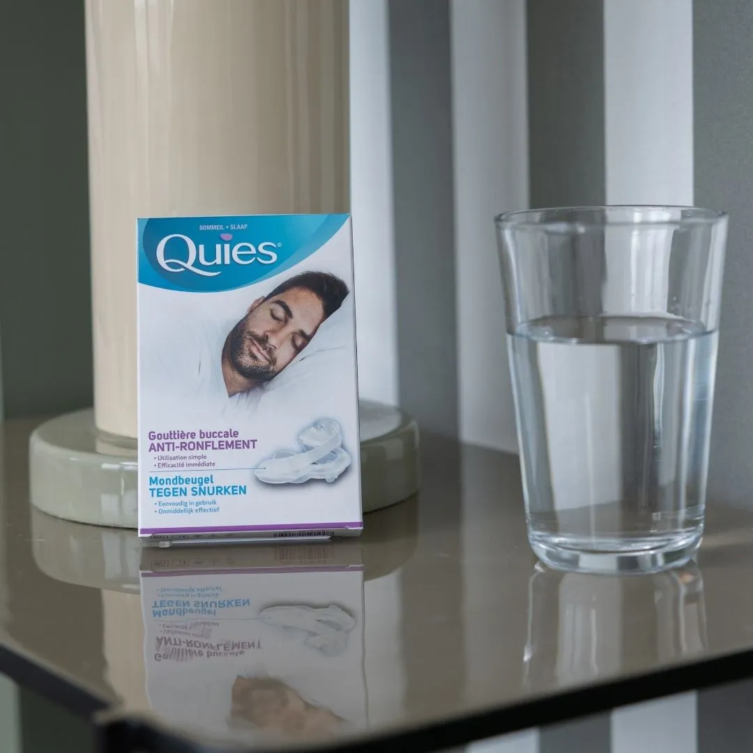 Quies snorkeskinne mot snorking gjenbrukbar