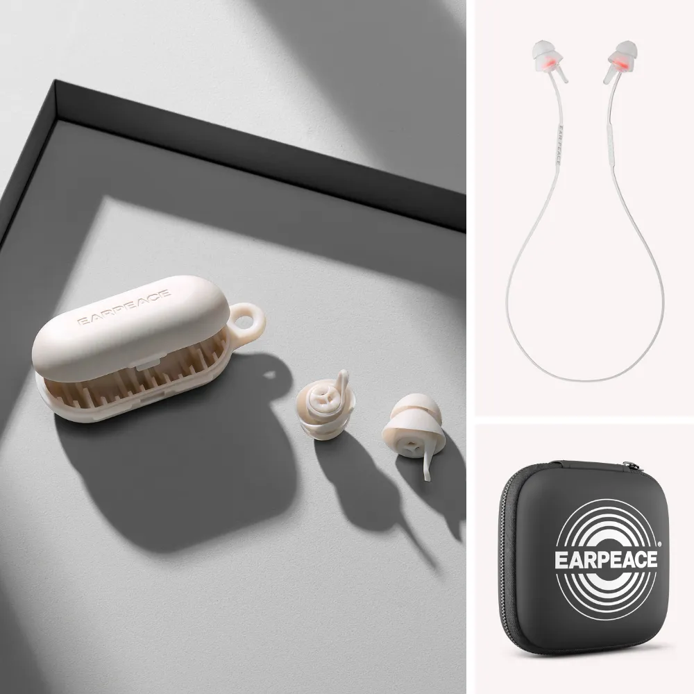 EARPEACE Everyday Deluxe Bundle øreplugger med snor og etui
