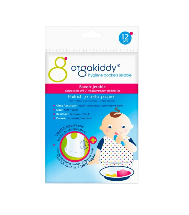 Quies Orgakiddy engangssmekke baby 12-pk myk
