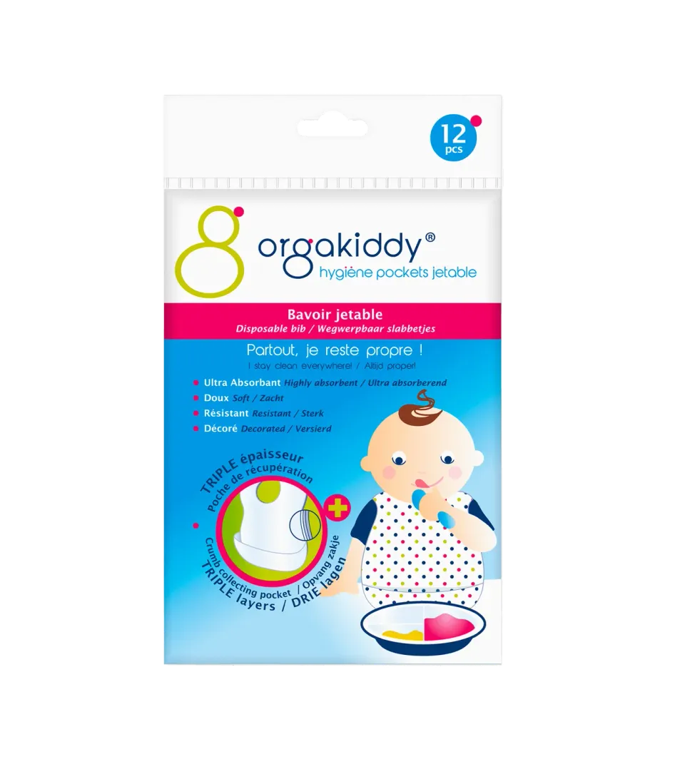 Quies Orgakiddy engangssmekke baby 12-pk myk