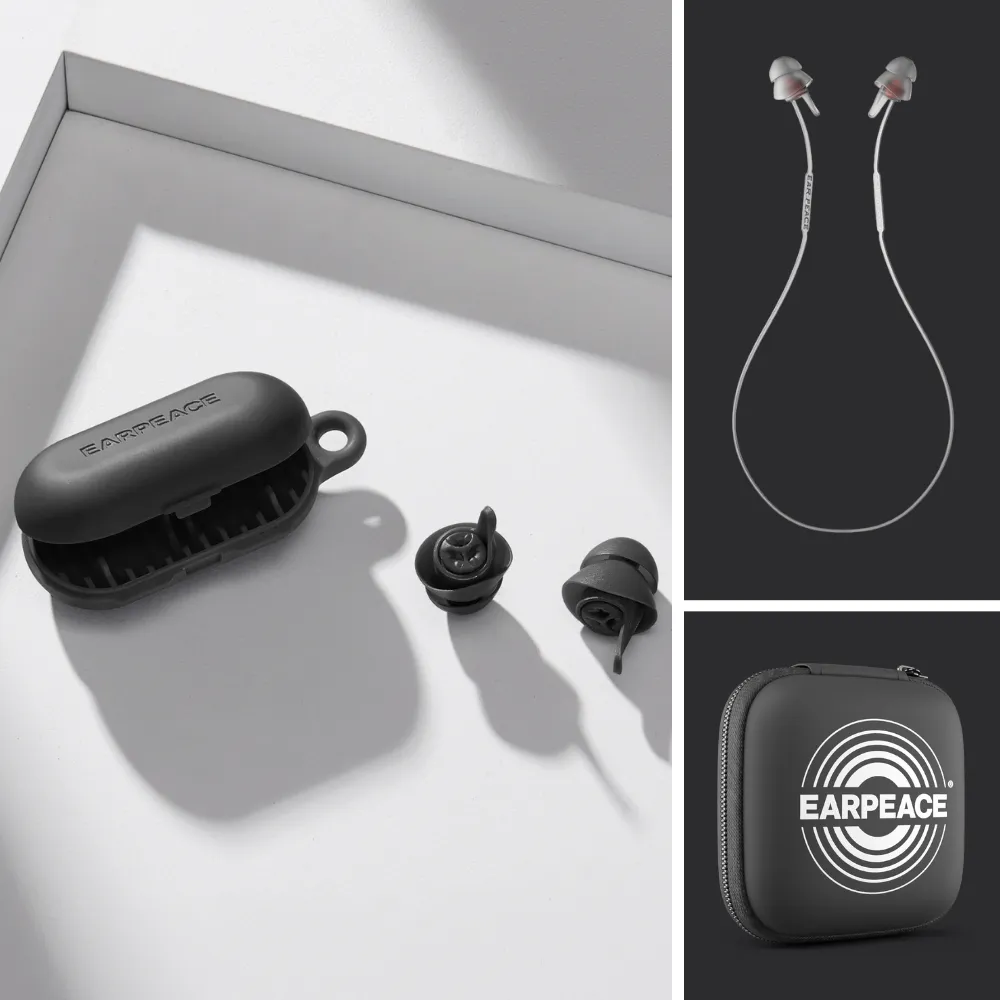 EARPEACE Everyday Deluxe Bundle øreplugger med snor og etui