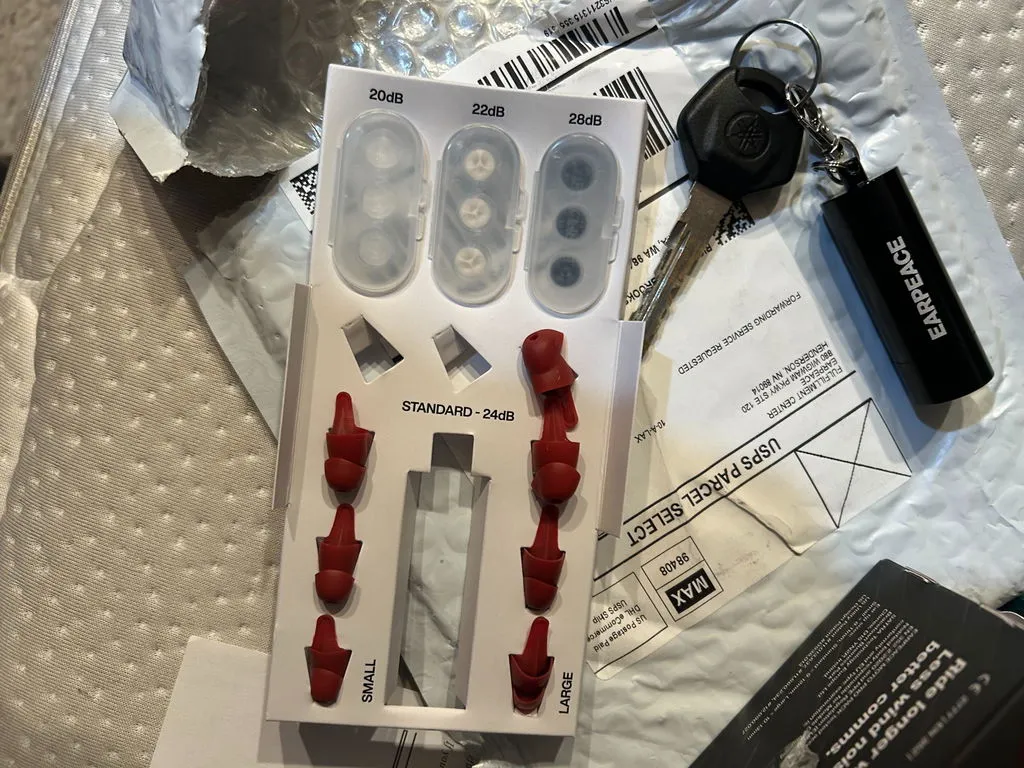 EarPeace Moto Pro Pack øreplugger 20-28 dB gjenbrukbar