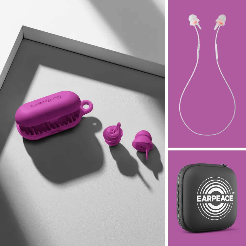 EARPEACE Everyday Deluxe Bundle øreplugger med snor og etui