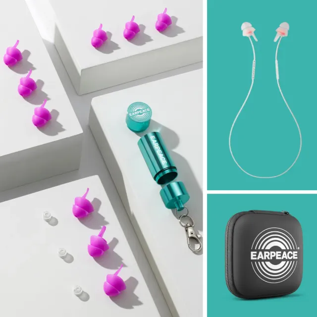 Earpeace Festival Pro øreplugger Deluxe Bundle klar lyd