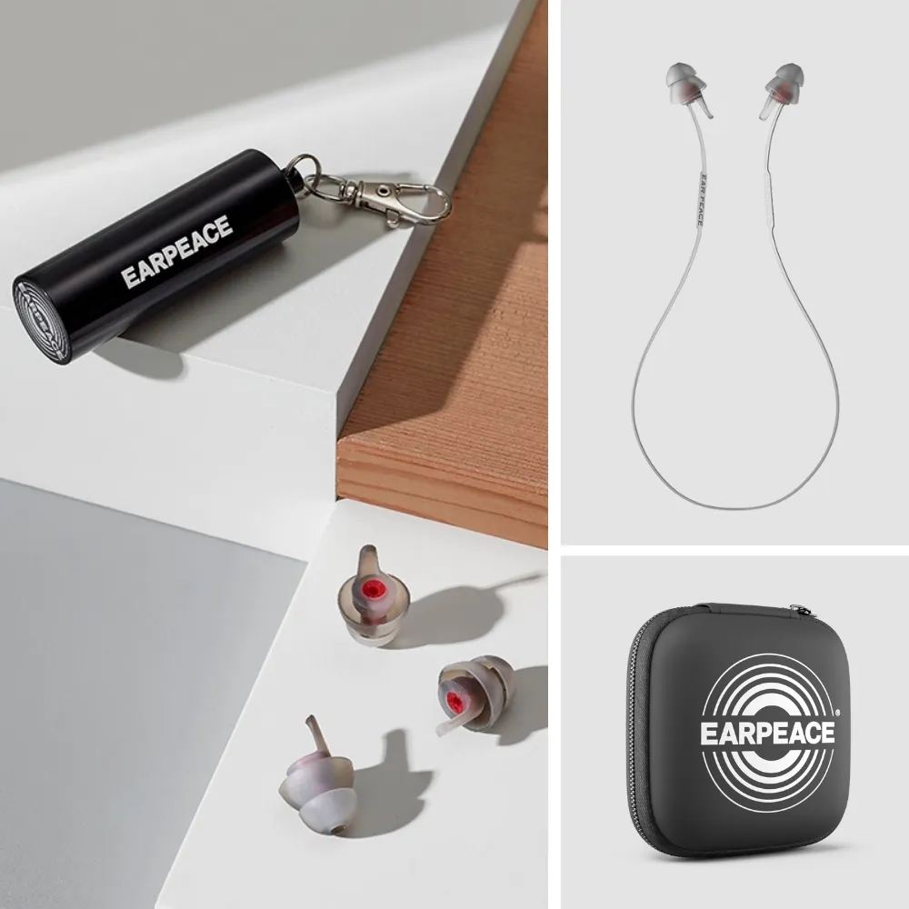 EARPEACE Moto Deluxe Bundle mc-øreplugger med filtre