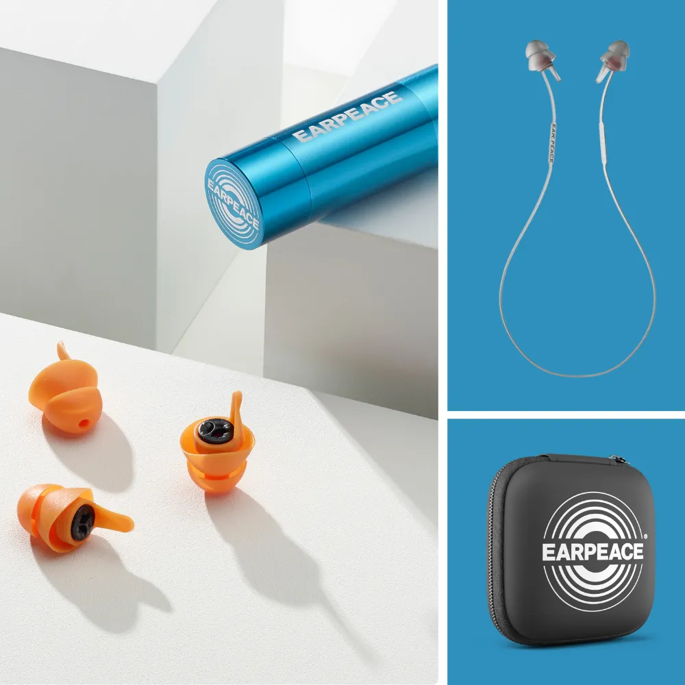 Earpeace Adventure Pro Deluxe ørepropper bundle