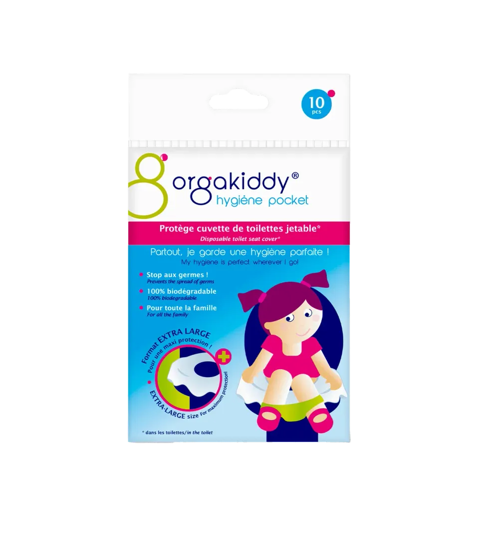 Quies Orgakiddy toalettbeskyttelse XL 10-pakk engangs
