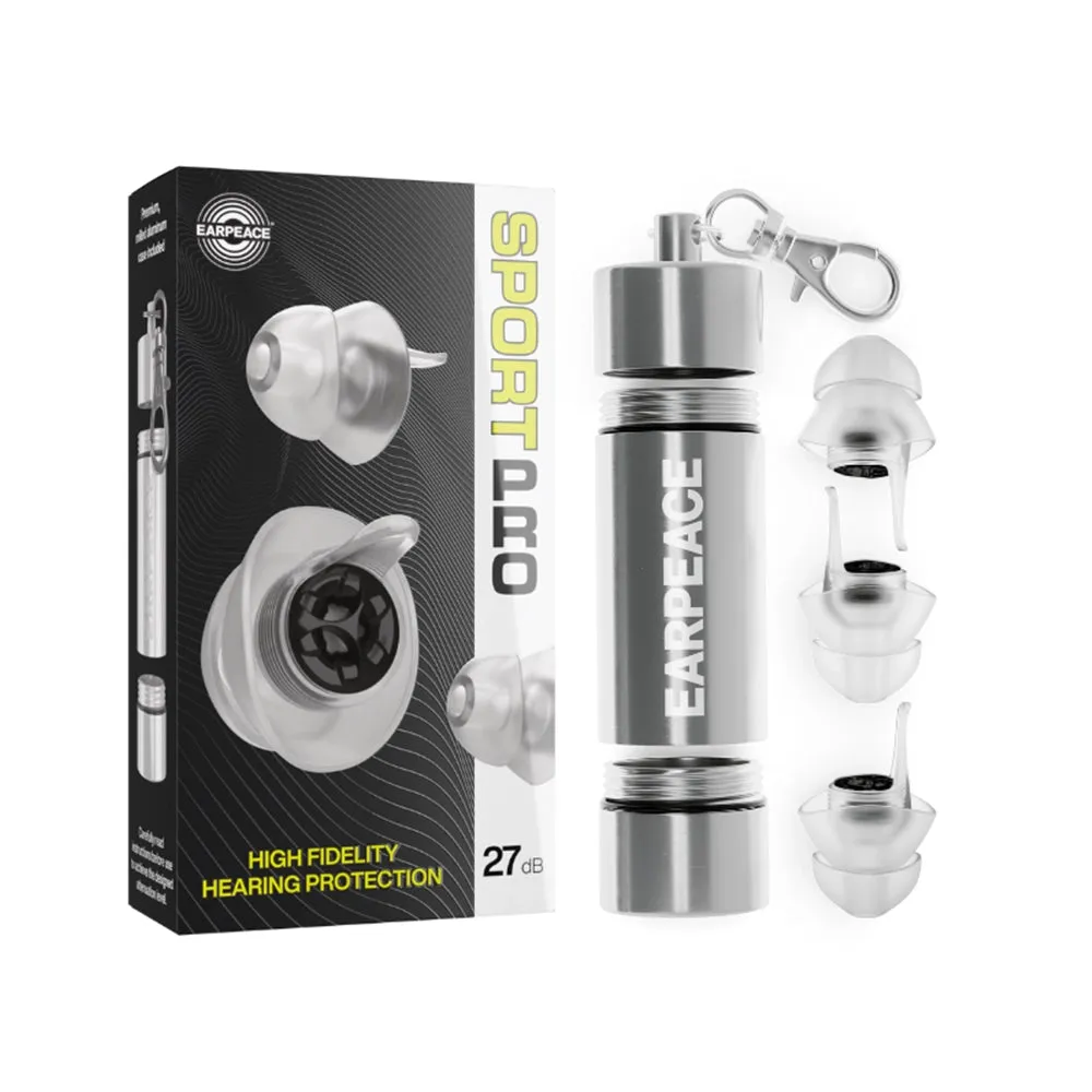 Earpeace Sport Pro øreplugger 27 dB Ultra Max sport