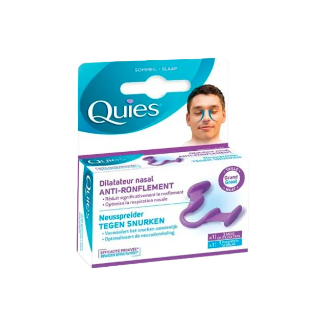 Quies nesedilator mot snorking