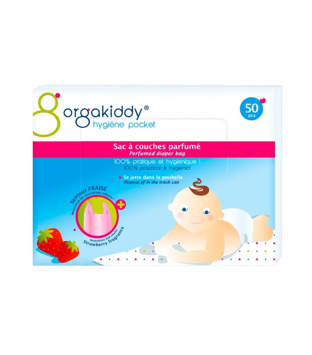 Quies Orgakiddy parfymerte bleieposer 50 stk
