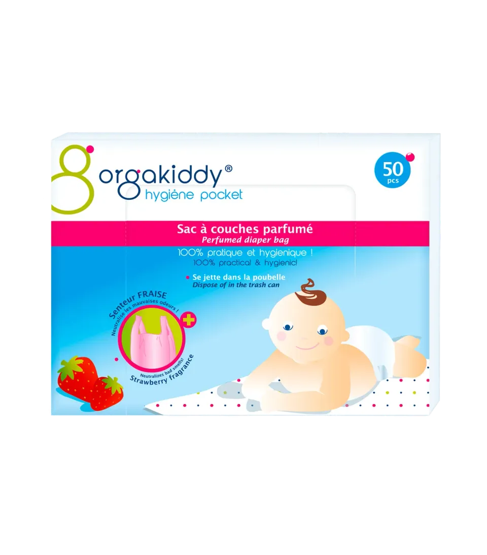 Quies Orgakiddy parfymerte bleieposer 50 stk