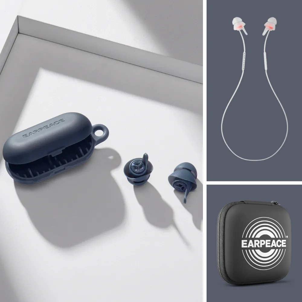 EARPEACE Everyday Deluxe Bundle øreplugger med snor og etui