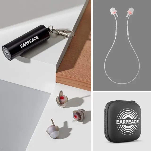 EARPEACE Moto Deluxe Bundle mc-øreplugger med filtre