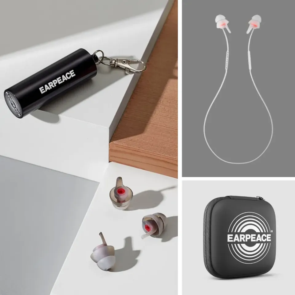 EARPEACE Moto Deluxe Bundle mc-øreplugger med filtre